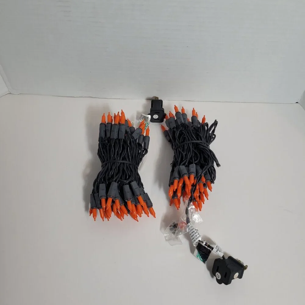 Halloween Icicle Lights Lot New See Description